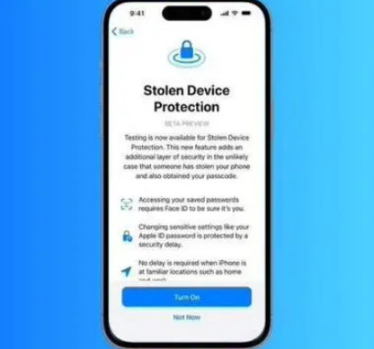 香格里拉苹果授权维修店分享被盗设备保护功能开启方法 