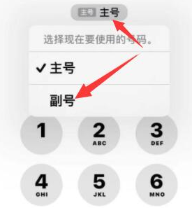 香格里拉苹果14维修店分享iPhone 14 Pro Max使用副卡打电话的方法 